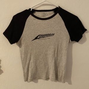 John Galt “los angeles” crop top